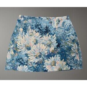 Boutique Jacquard Floral Boho Festival Mini Skirt Women’s Small